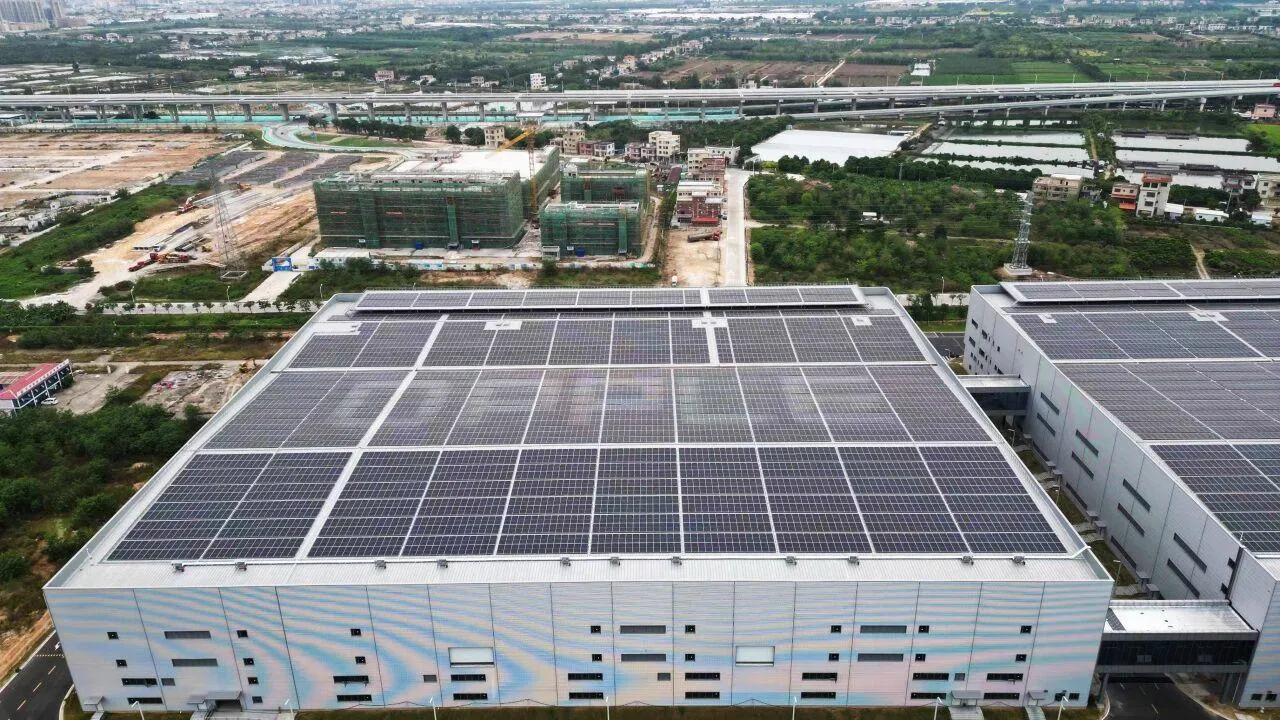 Opple factory rooftop — Zhongshan, Guangdong