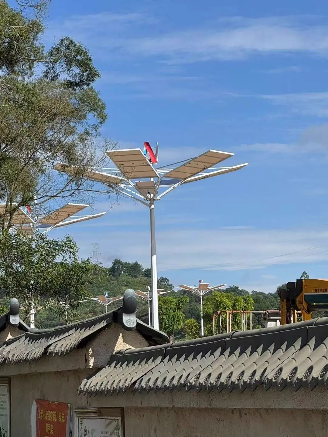 Solar street lighting — Guangxi